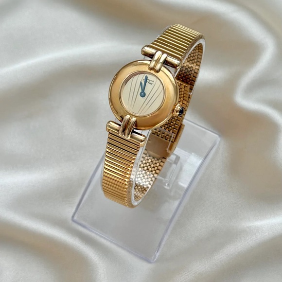 AUTHENTIC VINTAGE CARTIER GOLD WATCH - WITH BOX - Picture 3 of 9